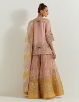 Desert Rose Ombrey Sharara Set