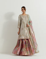 Multi Colour Raeth Sharara Set