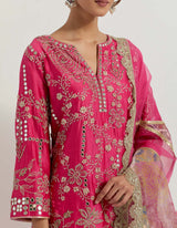 Fuchsia Raeth Sharara Set