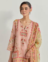 Pink Raeth Sharara Set