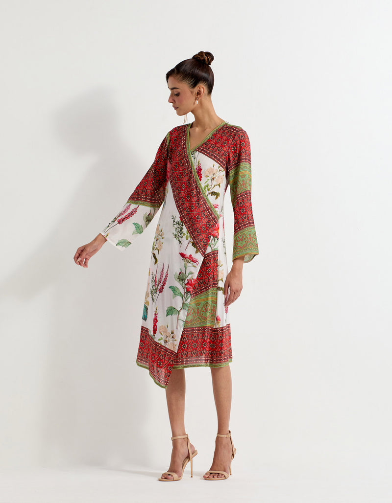 Multi Colour Rayon Dress