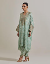 Sage Green Water Glimmer Baggy Tunic Set