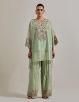 Sage Green Water Glimmer Tunic Set