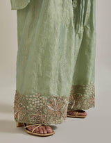 Sage Green Water Glimmer Tunic Set