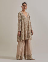 Champagne Gold Water Glimmer Tunic Set