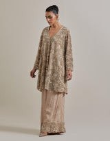 Champagne Gold Water Glimmer Tunic Set