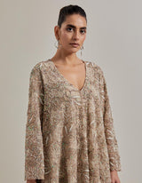 Champagne Gold Water Glimmer Tunic Set