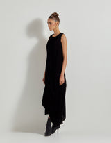 Black Velveteen Dress