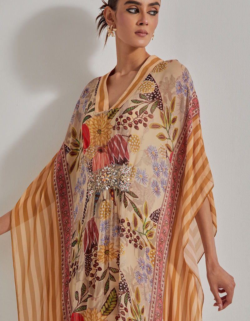 Beige Gypsy Rose Kaftan