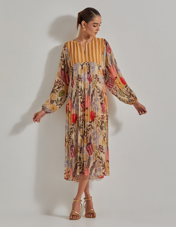 Beige Gypsy Rose Dress