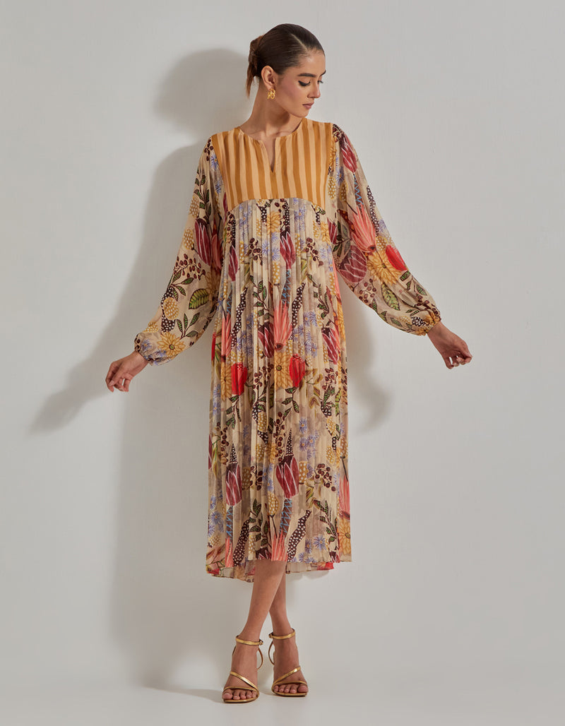 Beige Gypsy Rose Dress