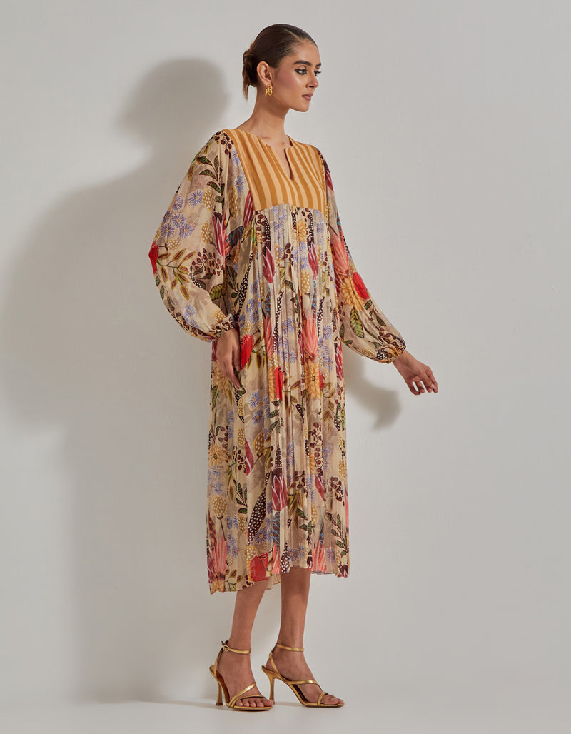 Beige Gypsy Rose Dress