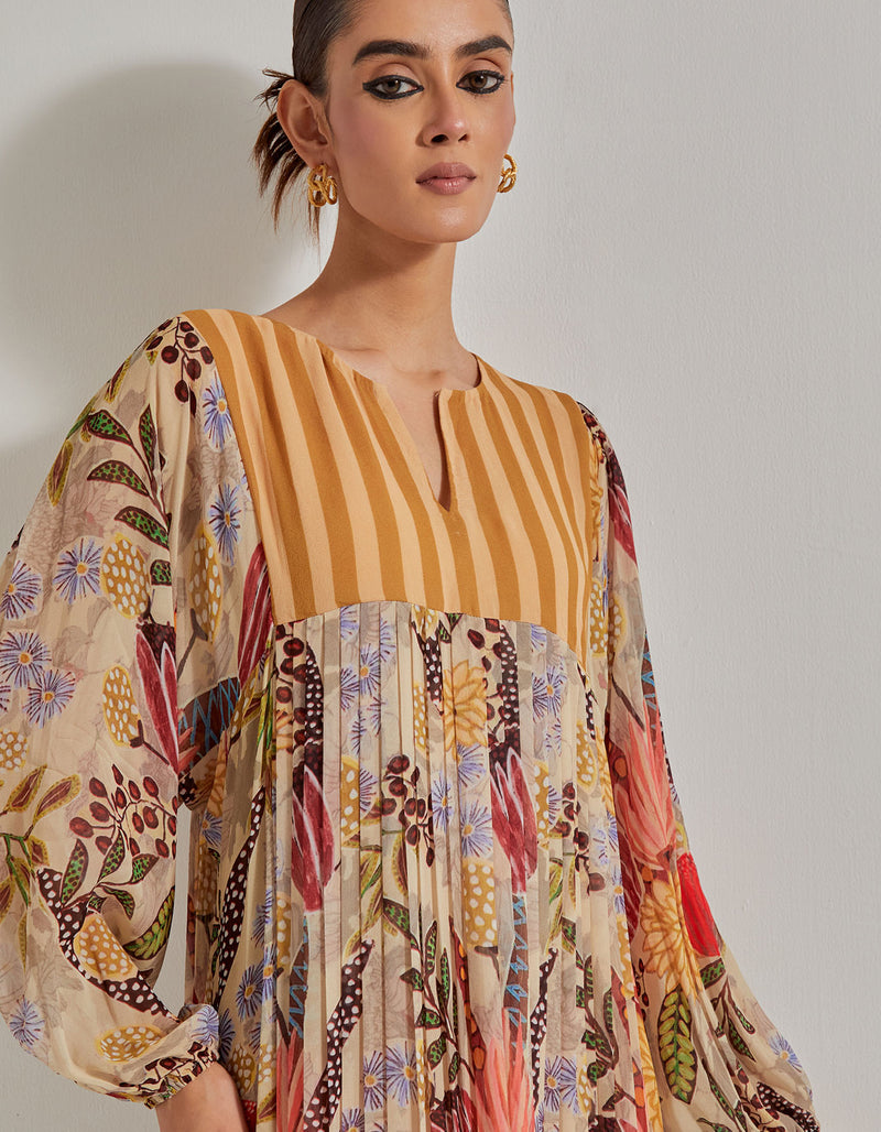 Beige Gypsy Rose Dress