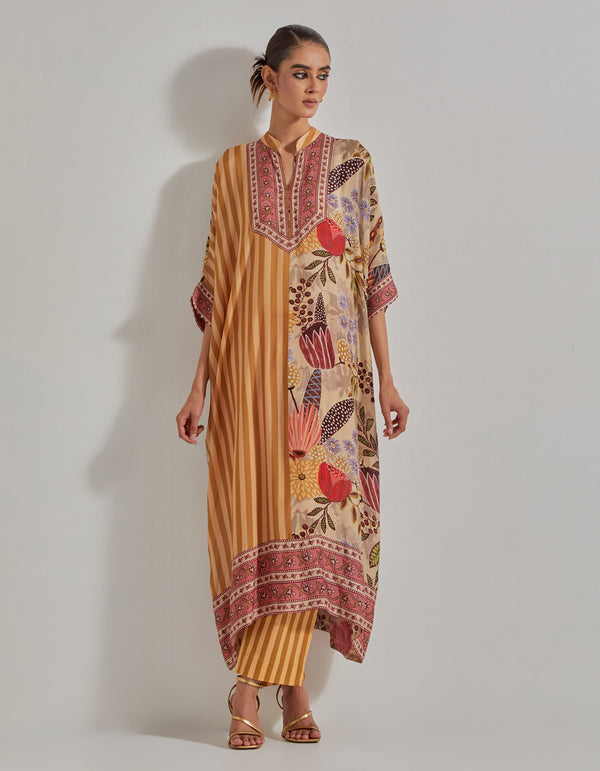 Beige Gypsy Rose Kurta Set