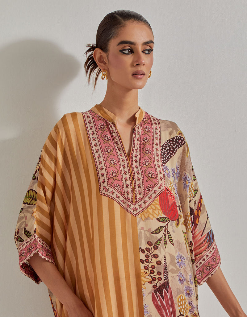Beige Gypsy Rose Kurta Set