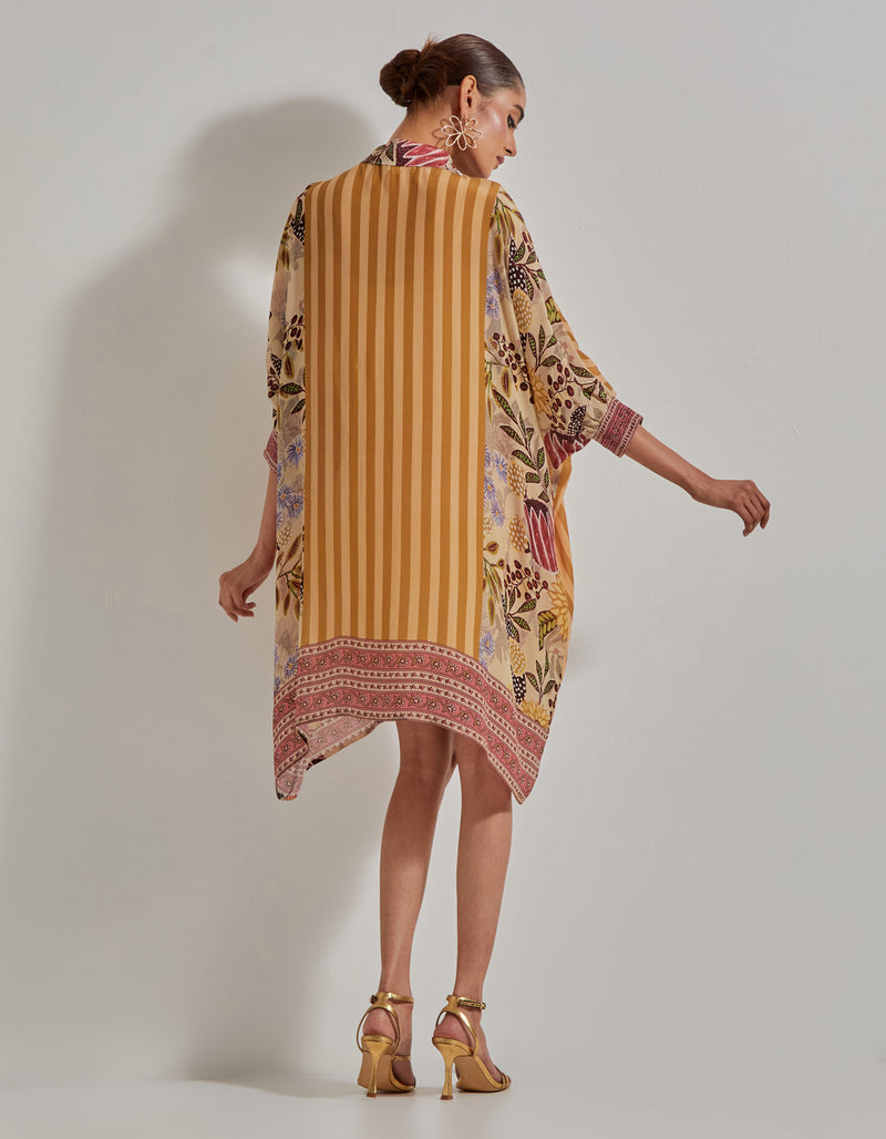 Beige Gypsy Rose Baggy Tunic