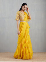 Yellow Saree Set
