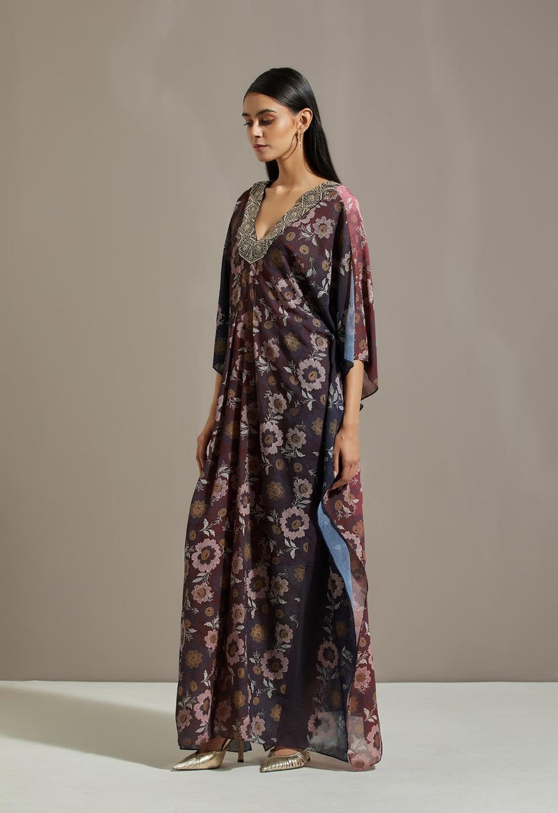 Purple Crinkle Dress