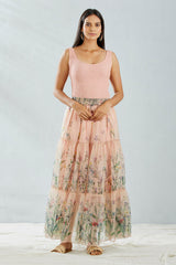 Smocking Top with Skirt