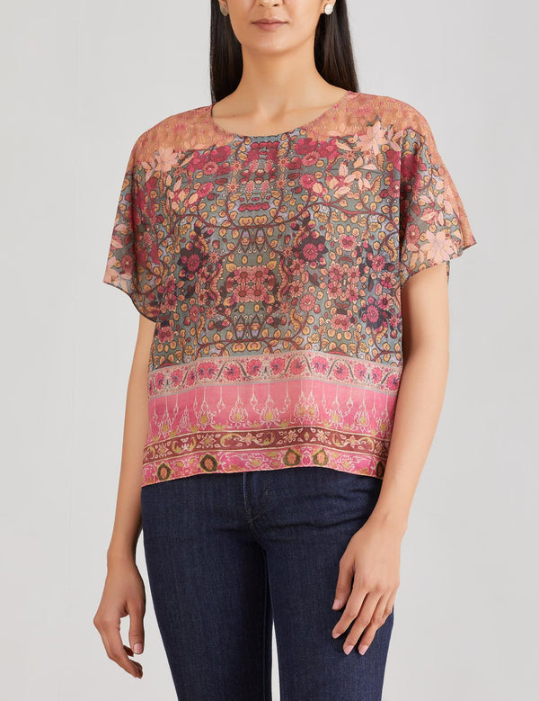 Multicolor Kaftaan Top