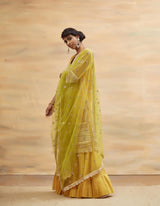 Yellow Embroidered Kurta Set
