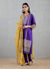 Purple Kurta Set