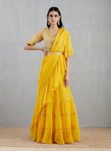 Yellow Saree Set