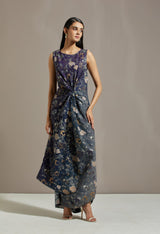 Blue Crinkle Dress