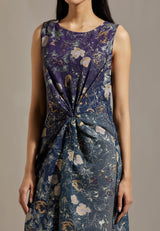 Blue Crinkle Dress