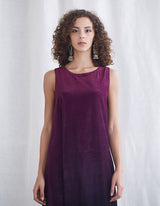 Burgundy Black Ombre Dress