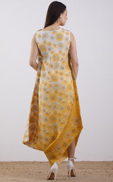 Yellow Crinkle Dress